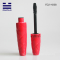 2015 new trendy empty latticed cosmetic mascara packaging tube with brush